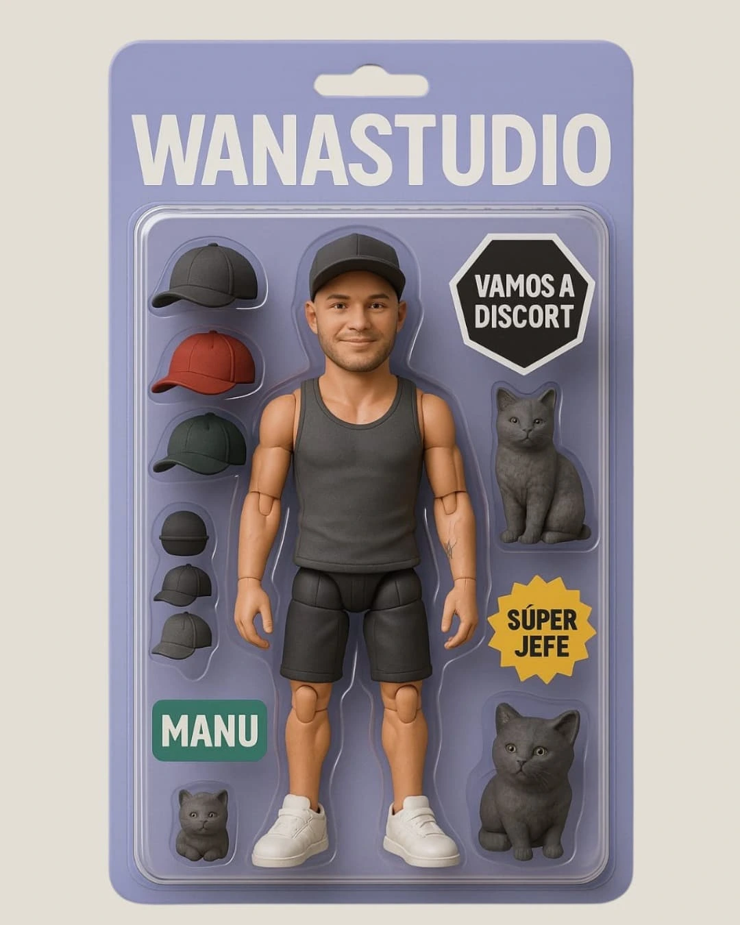 Manu en Modo Discord — Figura de acción (Edición Limitada)